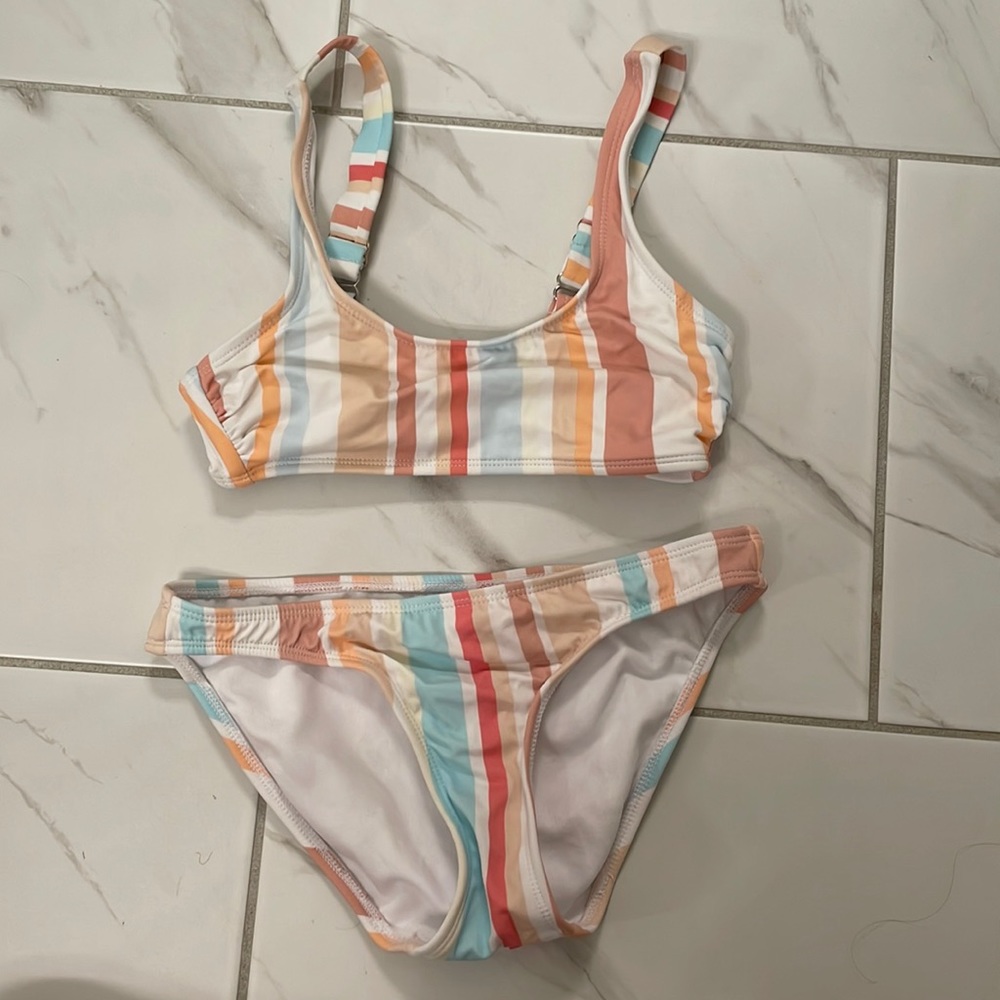 Striped bikini